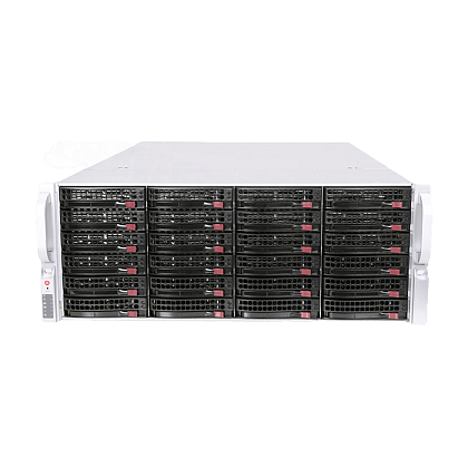Сервер Supermicro SYS-6046R CSE-846 noCPU X8DTN+-F 18хDDR3 softRaid IPMI 2х1200W PSU Ethernet 2х1Gb/s 24х3,5" EXP SAS2-846EL2 FCLGA1366